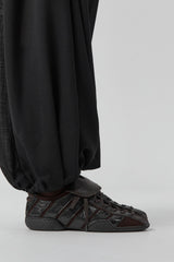 Nikoletta Sneakers - Dark Brown Suede Leather | Miista | Designed & Handmade in Europe