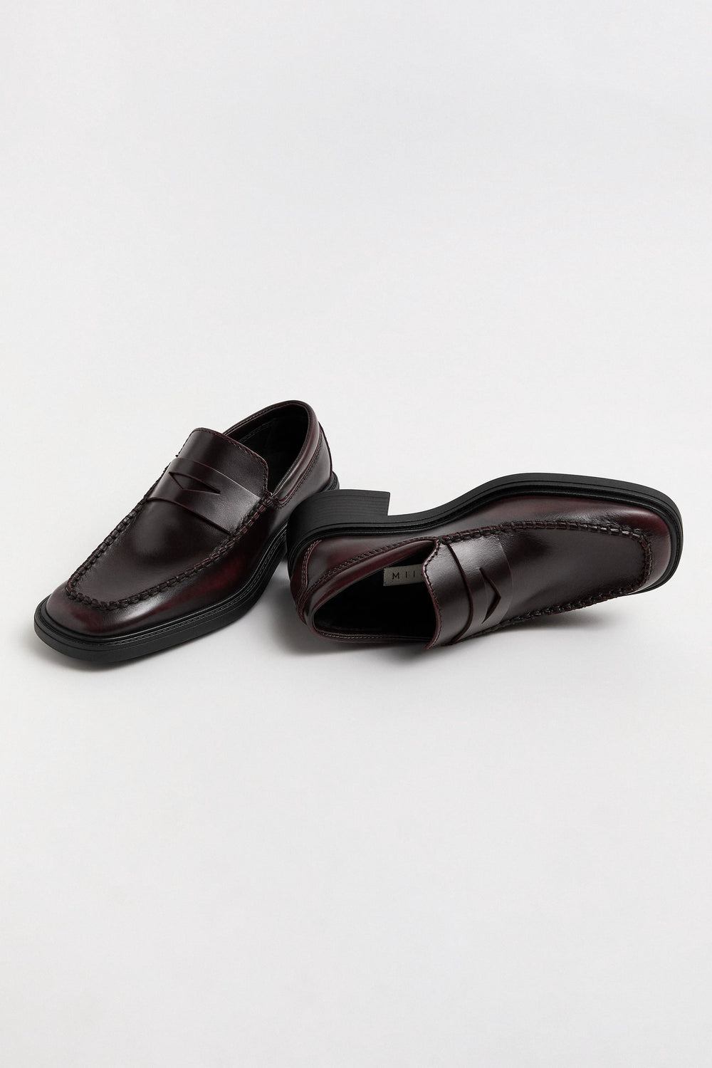 Eralia Loafers - Burgundy Leather | Miista | Designed & Handmade in Europe