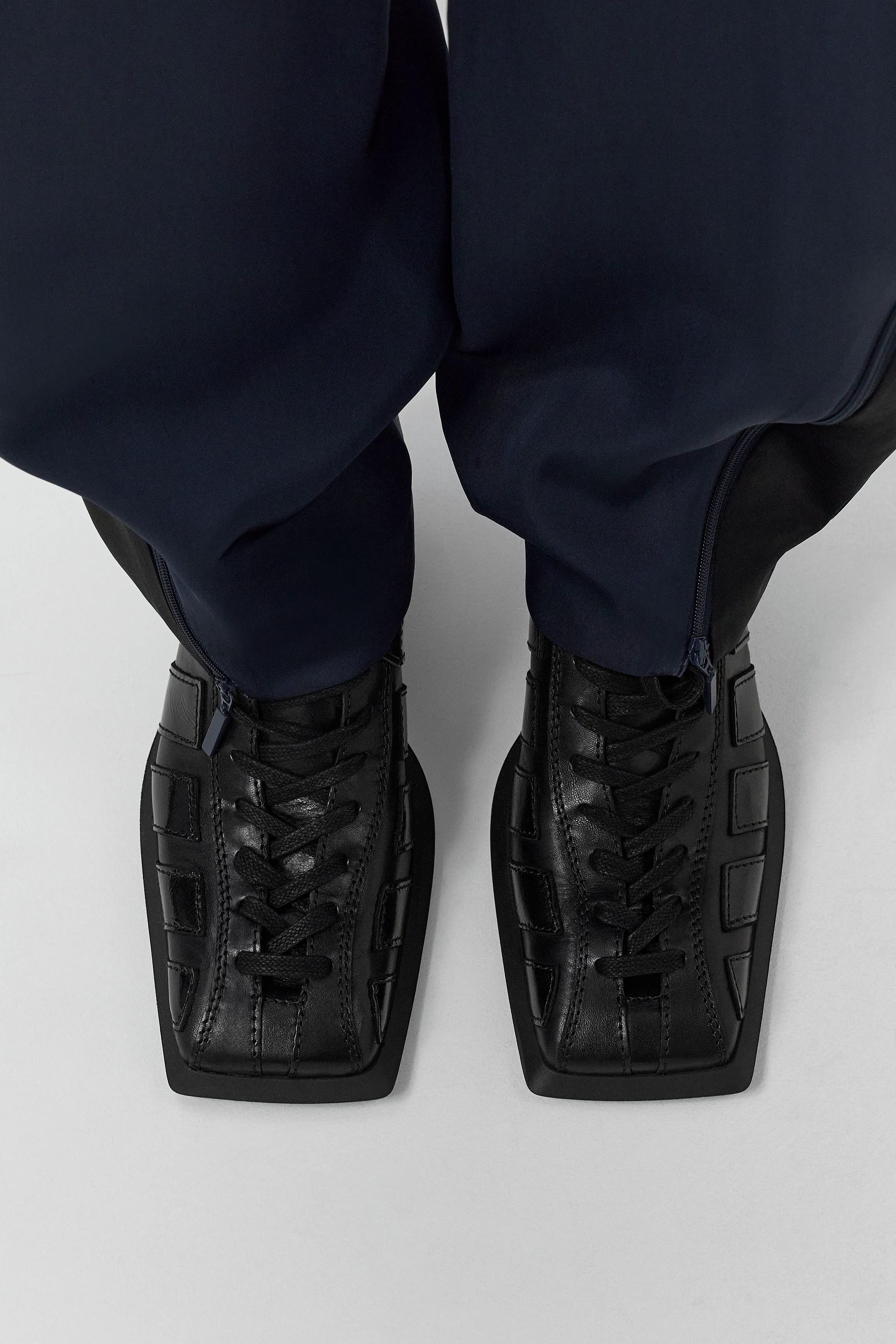 Goldie Black Wedge Sneakers | Miista | Designed & Handmade in Europe