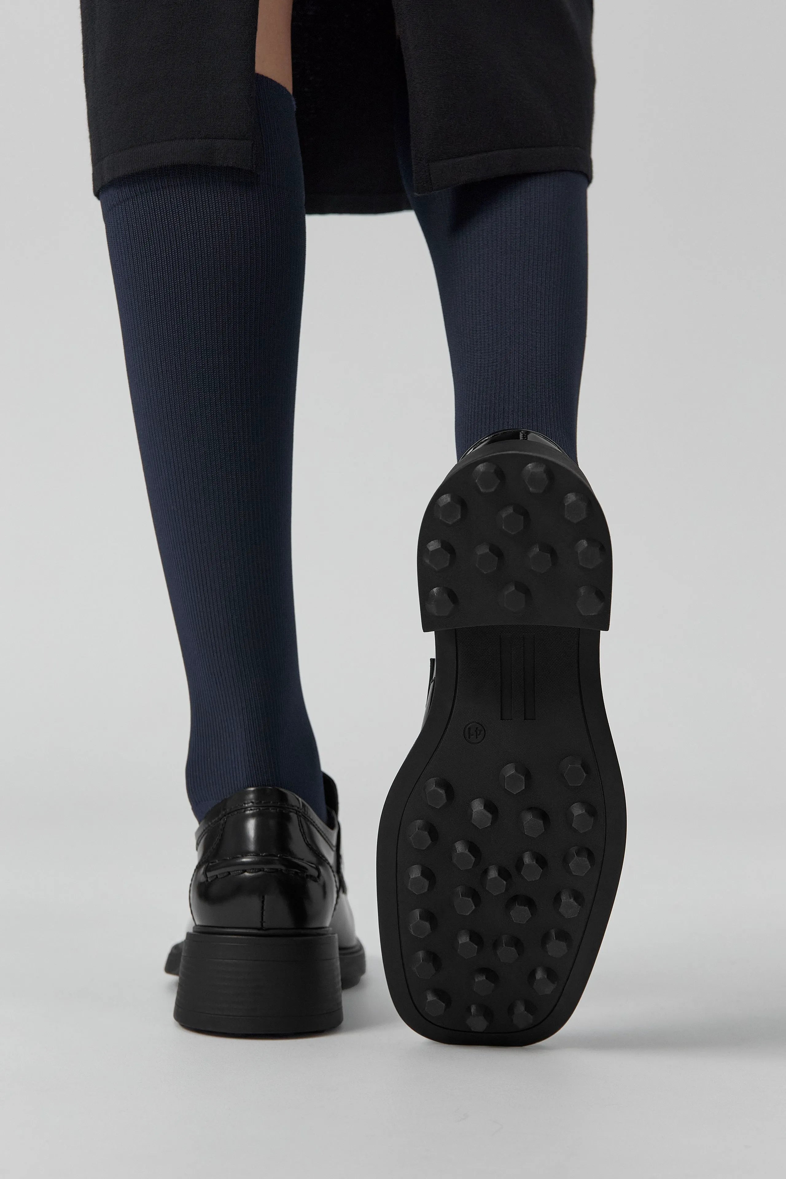 Amelia Loafers - Black Leather | Miista | Designed & Handmade in Europe