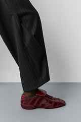 Nikoletta Burgundy Sneakers | Miista | Designed & Handmade in Europe