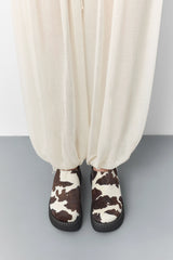 Kristi Cow Print Mules | Miista | Designed & Handmade in Europe