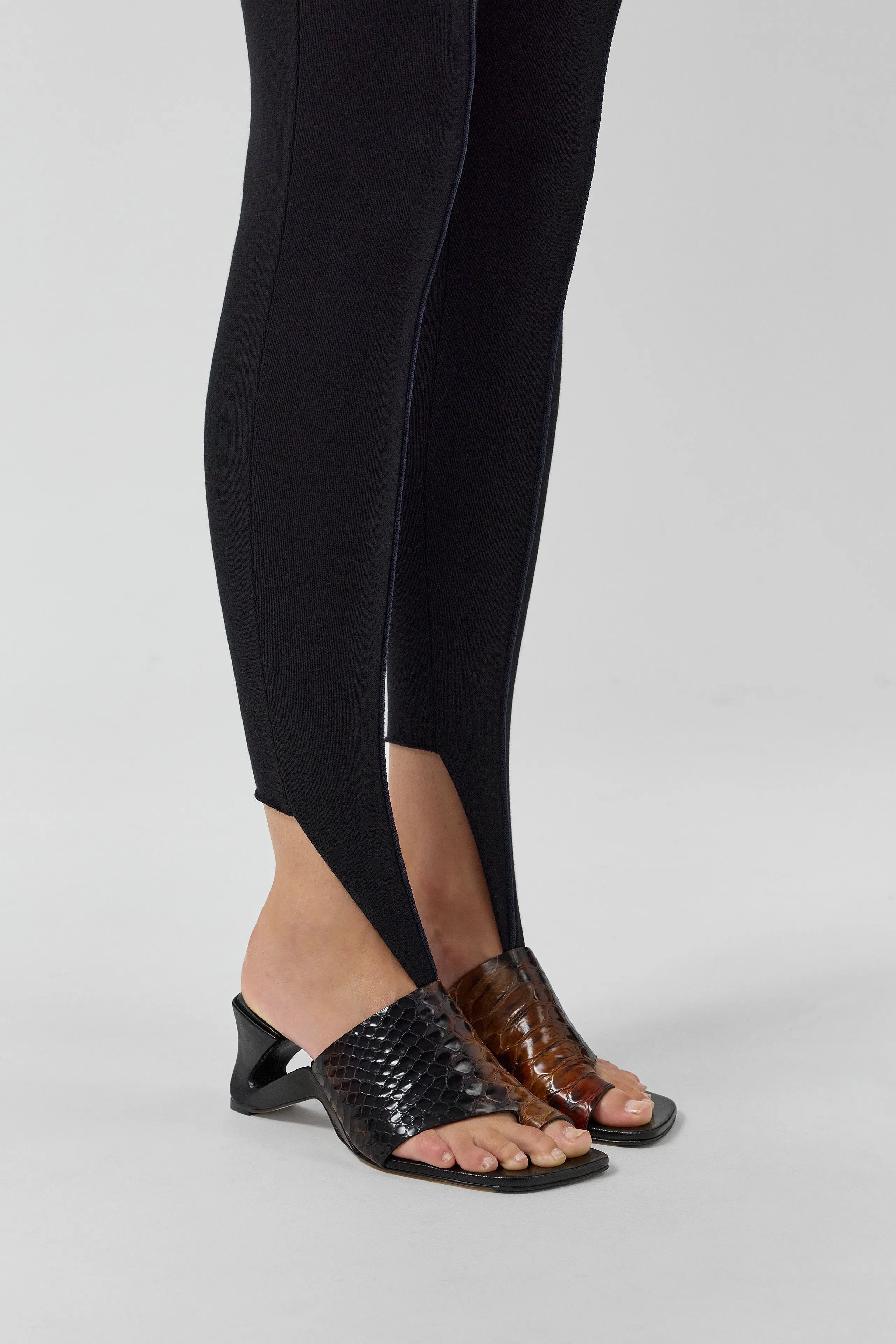 Gaelle Brown Snake Sandals | Miista | Designed & Handmade in Europe