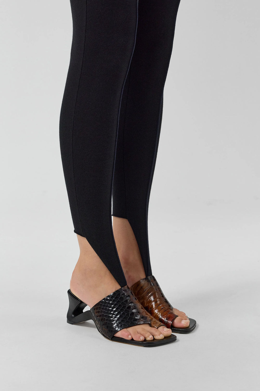 Gaelle Brown Snake Sandals | Miista | Designed & Handmade in Europe