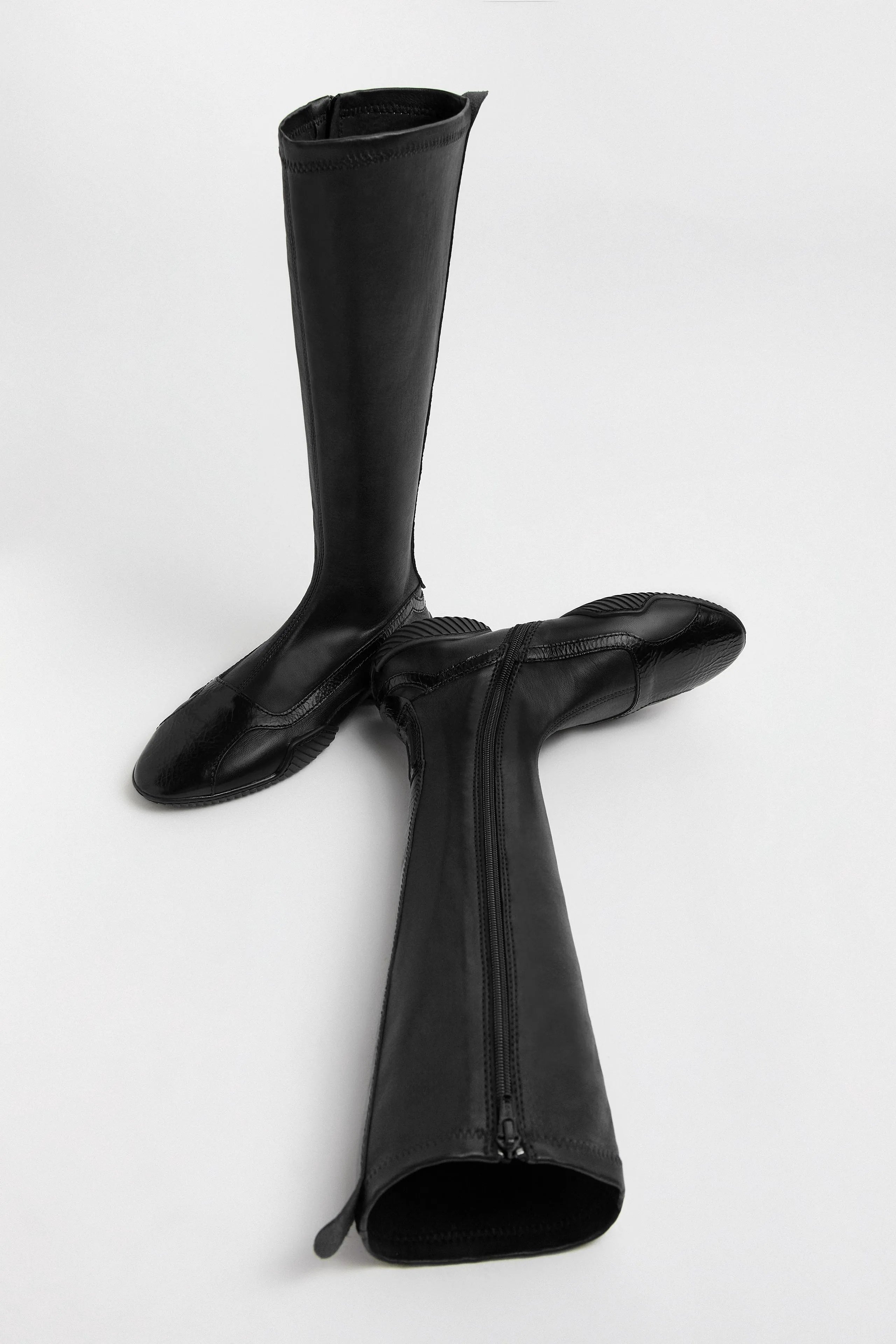 Roderica Black Strech Boots | Miista | Designed & Handmade in Europe