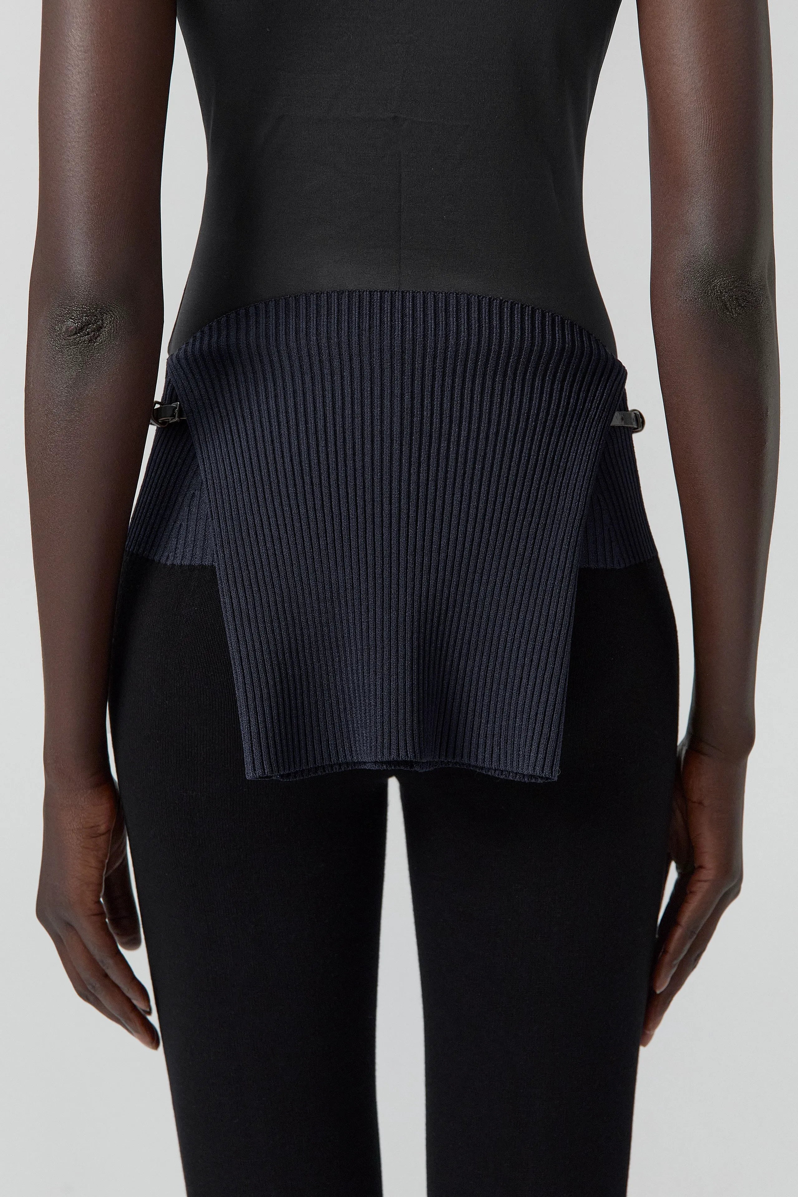 Bridget Jumpsuit - Black Viscose Knit | Miista | Designed & Handmade in Europe
