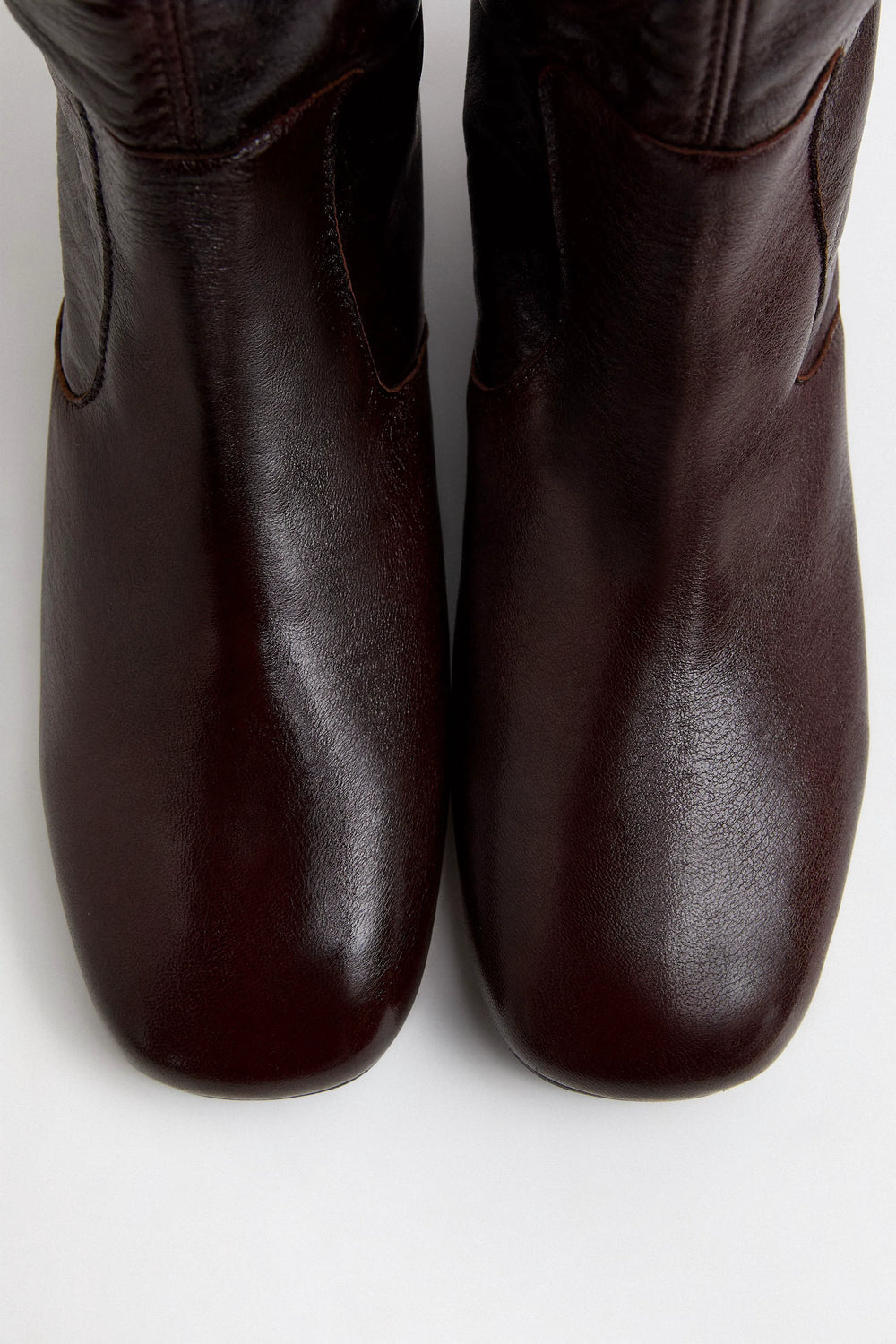Karola Boots - Dark Brown Crinkle Leather | Miista | Designed & Handmade in Europe