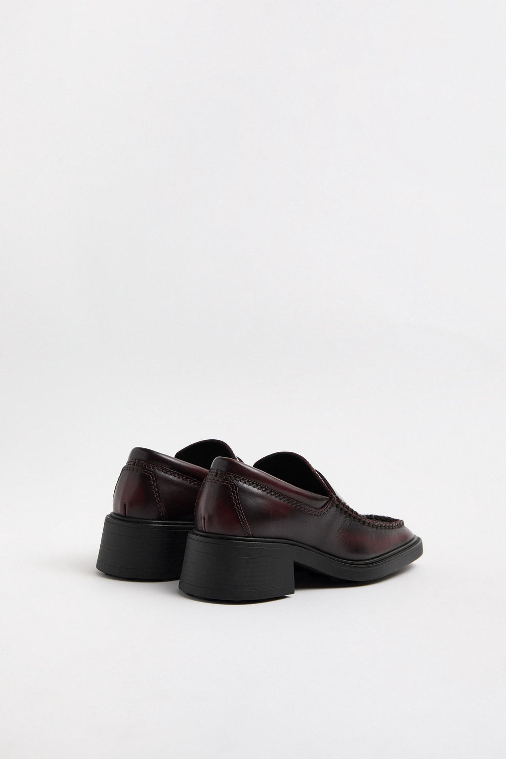 Eralia Loafers - Burgundy Leather | Miista | Designed & Handmade in Europe