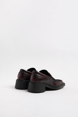 Eralia Loafers - Burgundy Leather | Miista | Designed & Handmade in Europe