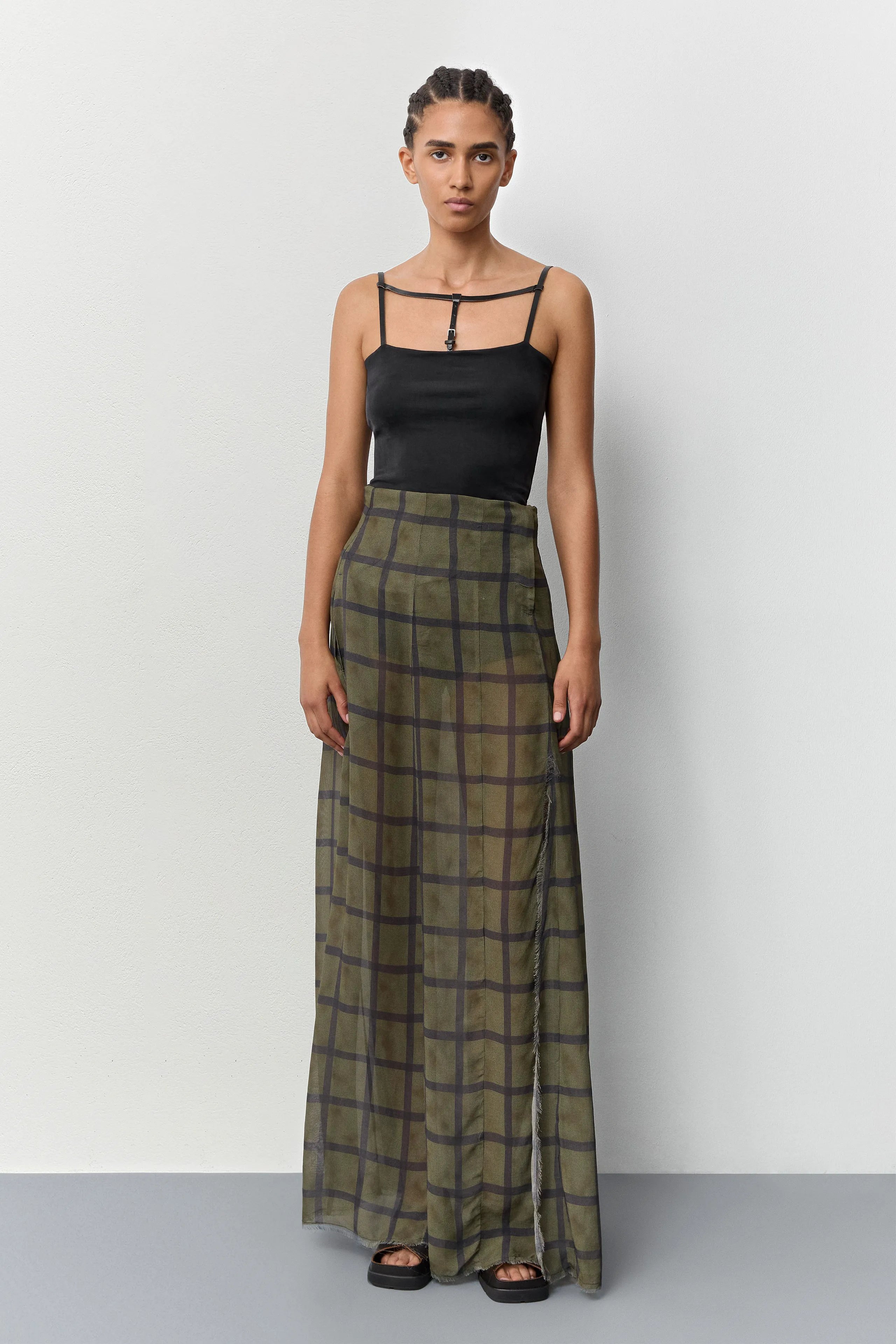 Ismera Black Rib Top | Miista | Designed & Handmade in Europe