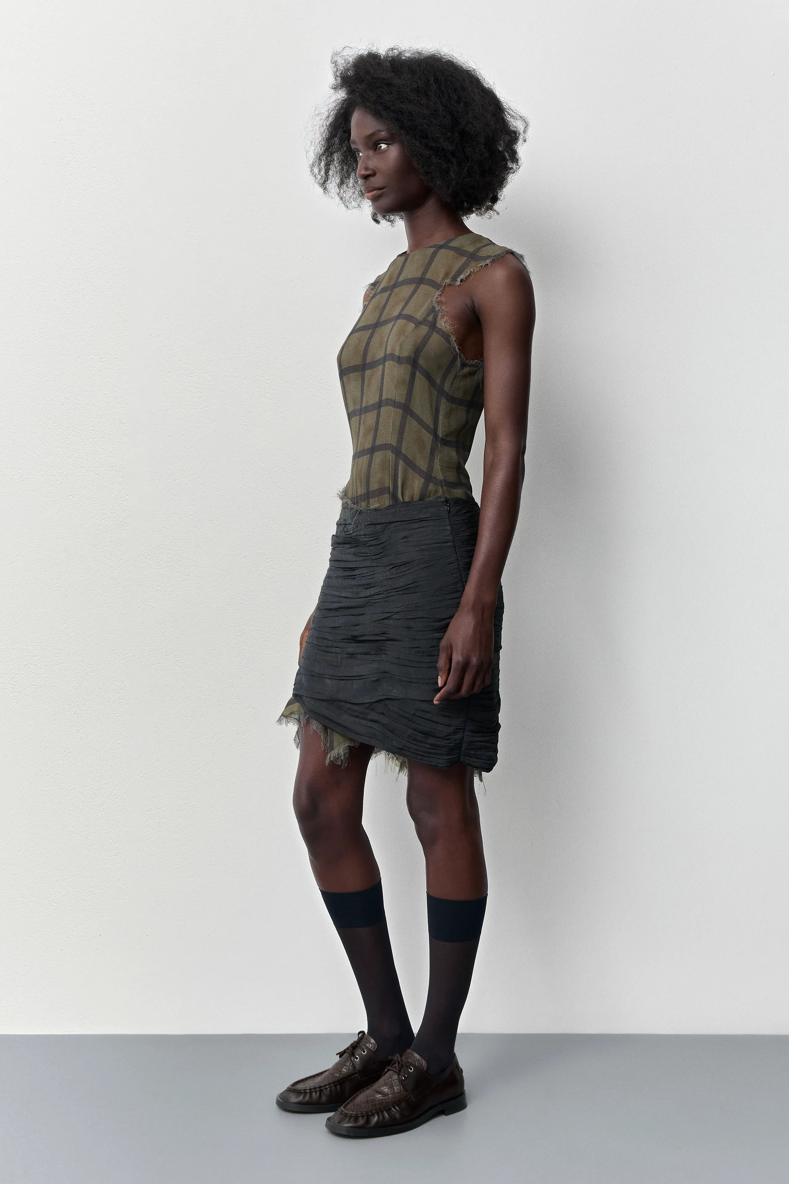 Ferity Knot Black Skirt | Miista | Designed & Handmade in Europe