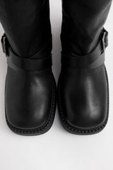 Katarzyna Boots - Black Leather | Miista | Designed & Handmade in Europe