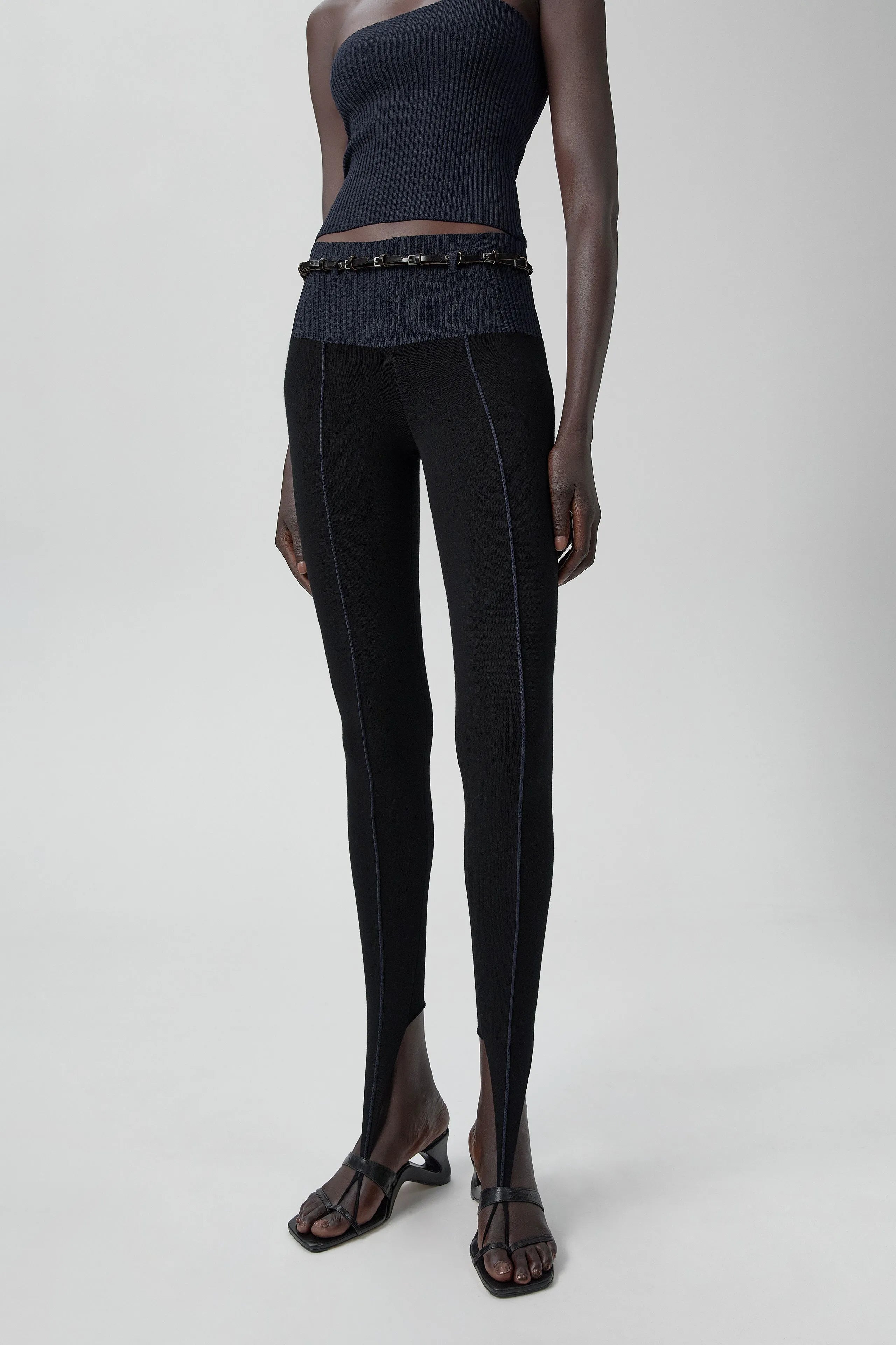 Bridget Jumpsuit - Black Viscose Knit | Miista | Designed & Handmade in Europe