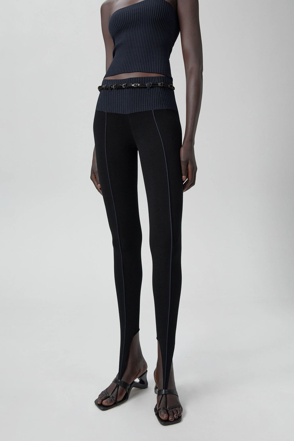 Bridget Jumpsuit - Black Viscose Knit | Miista | Designed & Handmade in Europe