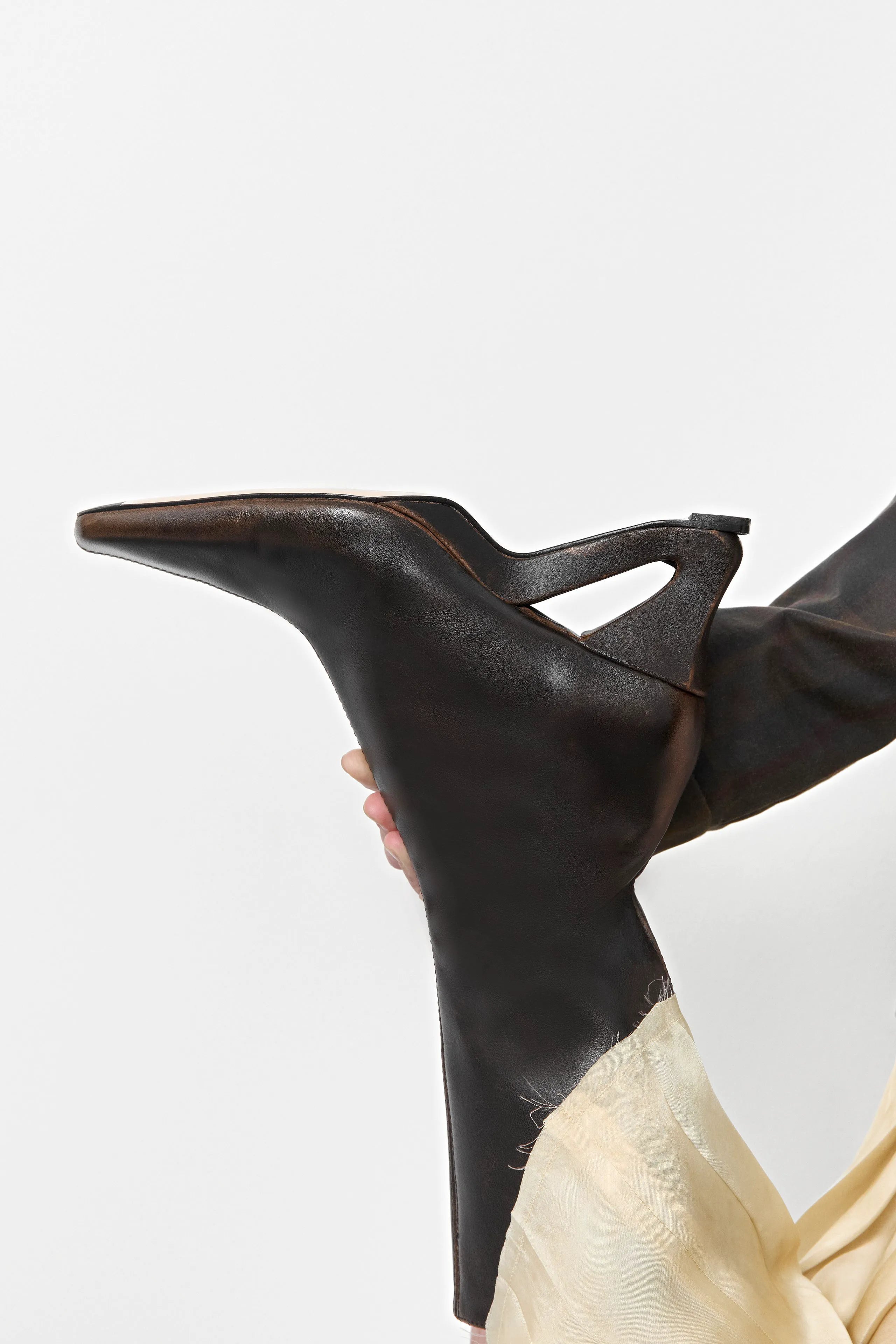 Sulay Brushed Brown Boots | Miista | Designed & Handmade in Europe