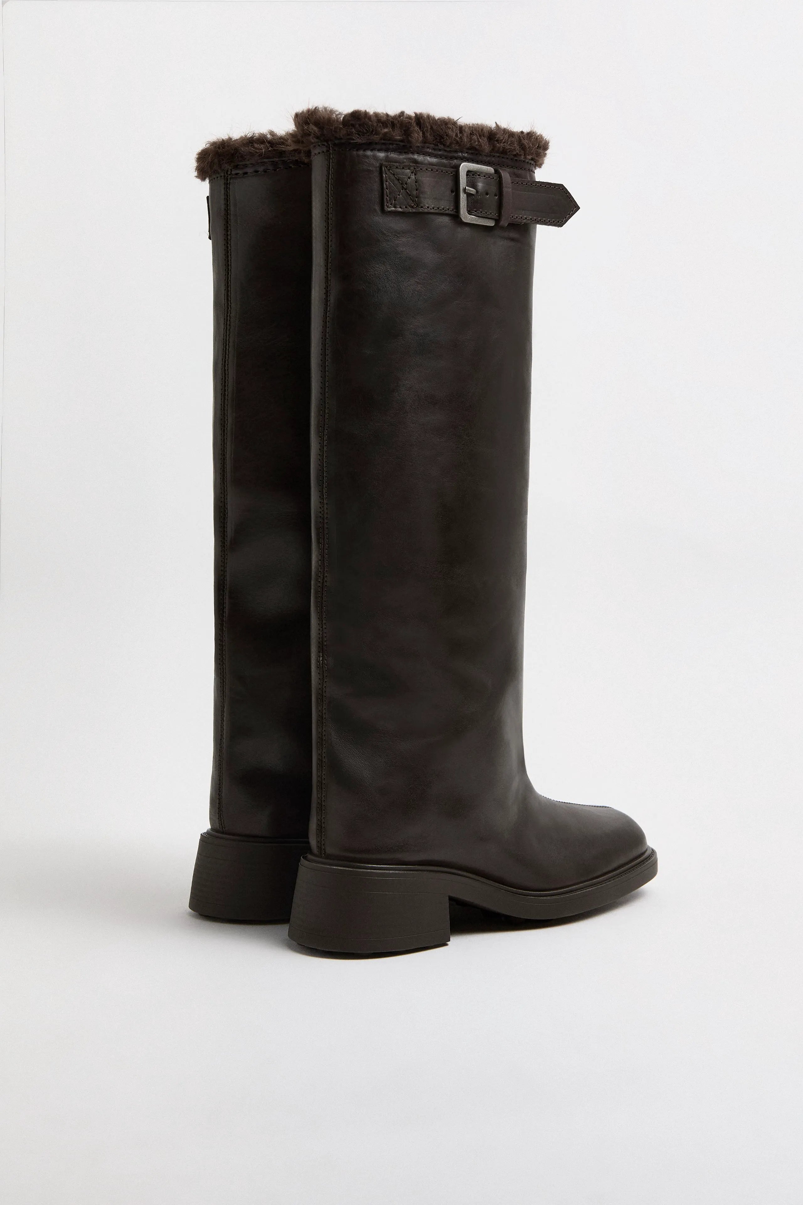 Roos Boots - Brown Leather | Miista | Designed & Handmade in Europe