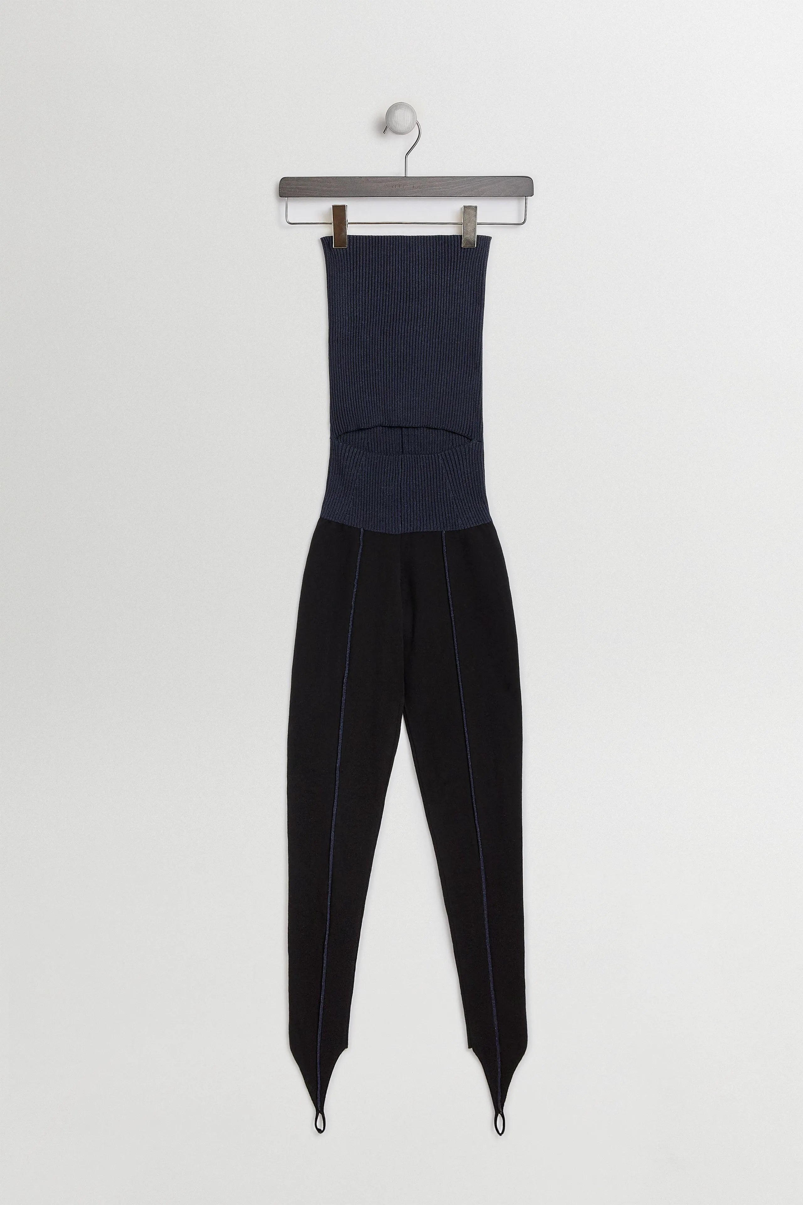 Bridget Jumpsuit - Black Viscose Knit | Miista | Designed & Handmade in Europe