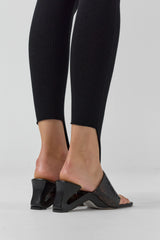 Gaelle Brown Snake Sandals | Miista | Designed & Handmade in Europe