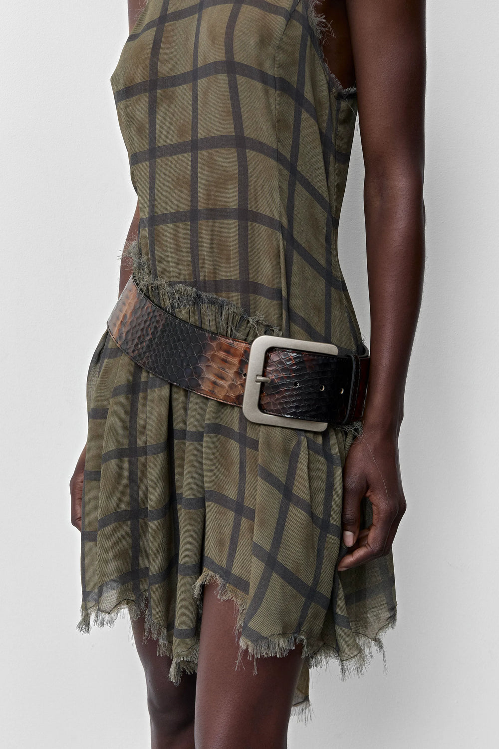 New Erika Snake Brown Belt | Miista | Designed & Handmade in Europe
