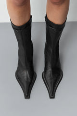 Shelley Black Back Lace Boots | Miista | Designed & Handmade in Europe