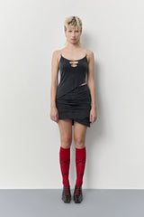 Darina Black Top | Miista | Designed & Handmade in Europe