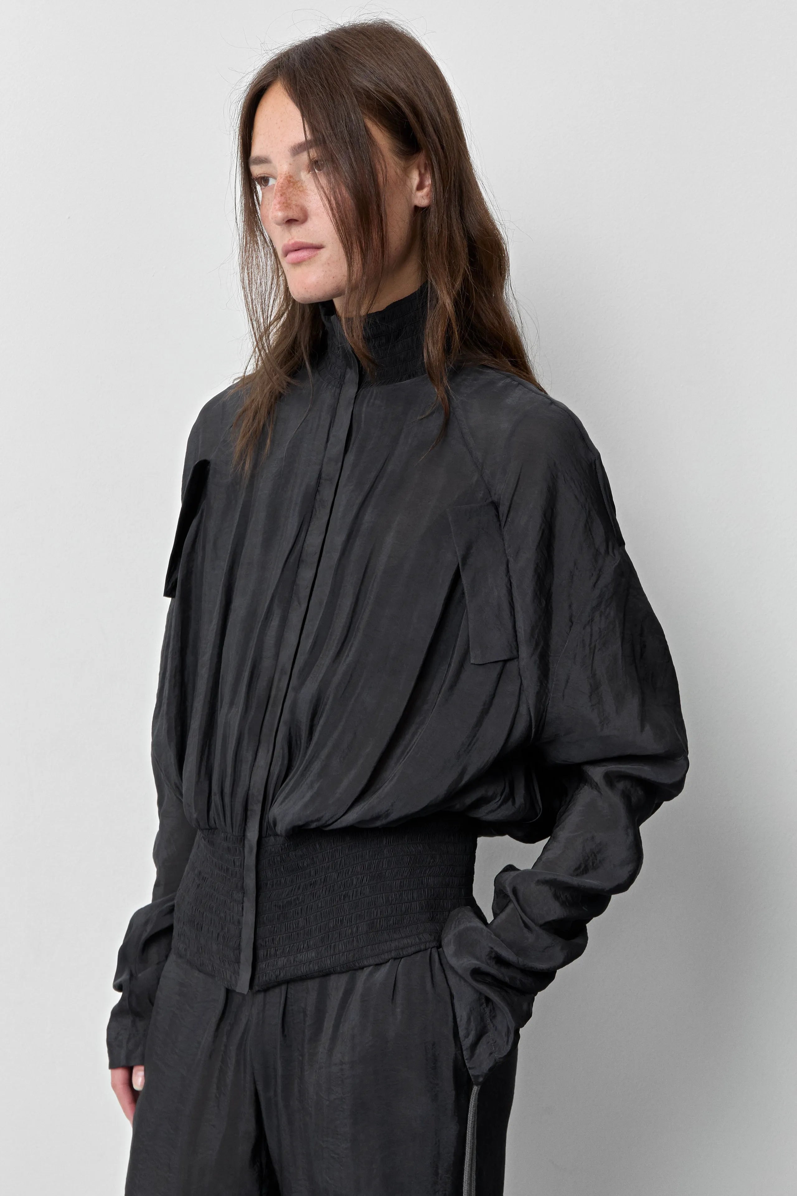 Mylla Black Zip Jacket | Miista | Designed & Handmade in Europe