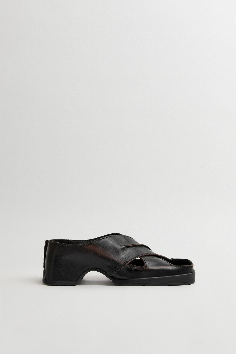 Nira Brushed Brown Sandals | Miista | Designed & Handmade in Europe